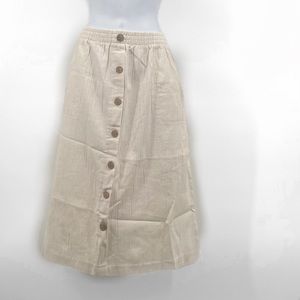 Cricket Lane Vintage Off White Maxi Skirt